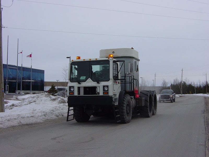A picture of the TOR variant performing a test drive