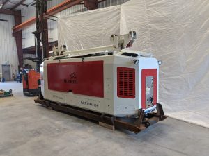 A picture of a Torex ALTDRive from the right with its panel closed. Designed by MEDATech a mechanical engineering company